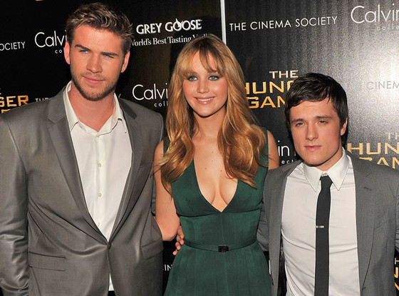 Liam Hemsworth, Jennifer Lawrence, Josh Hutcherson, Isabelle Fuhrman Liam Hemsworth, Jennifer Lawrence, Josh Hutcherson, Isabelle Fuhrman